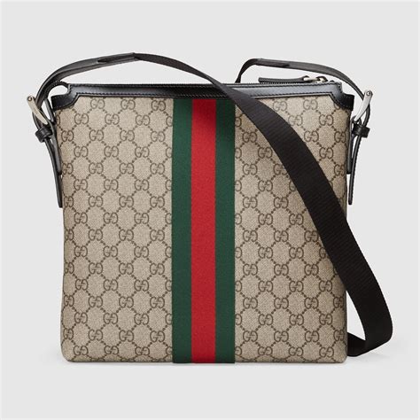 gucci supreme messenger bag ราคา|ผู้ชาย .